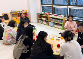 코바늘 네잎클로버 키링